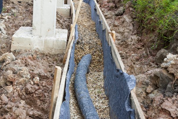 French Drain Installation in Post Falls